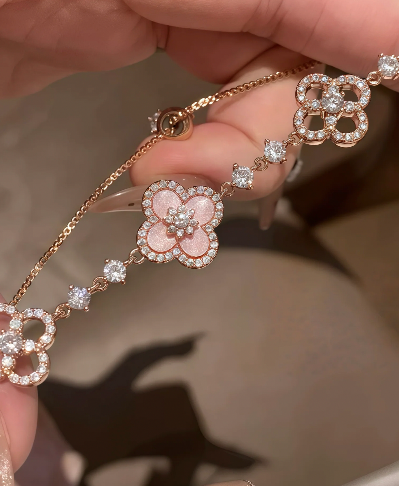 Convaria™ Diamond Clover Bracelet