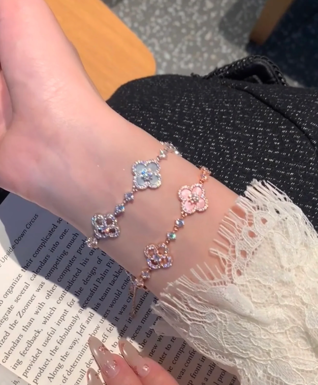 Convaria™ Diamond Clover Bracelet