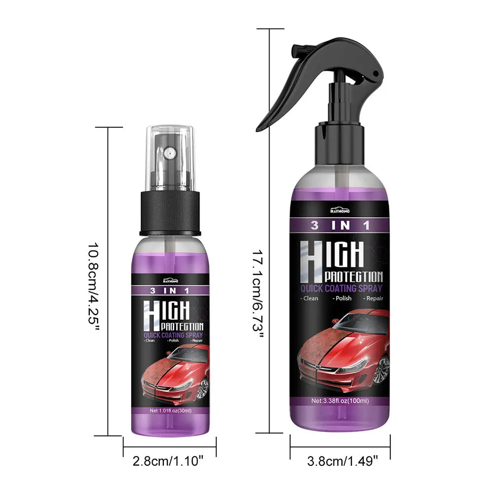 Convaria™ 3-in-1 High Protection Car Spray (BUY 1 GET 1 FREE)